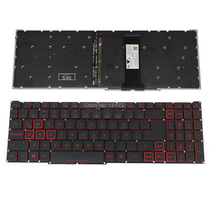 PT-BR Brazil US RU backlit keyboard For Acer Nitro 5 AN515-54 AN515-43 AN517-52 AN517-51 AN517-54 AN715-51 Spain LA IT TR GR FR