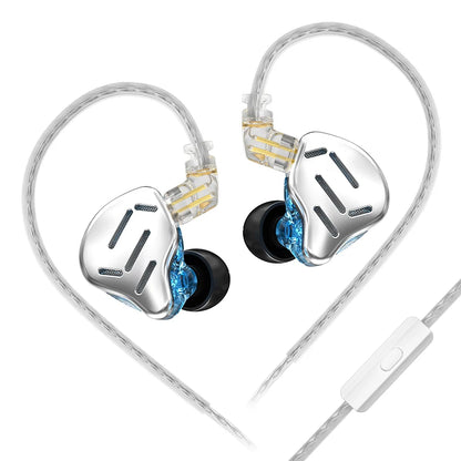 KZ ZAX 7BA 1DD Hybrid In Ear Earphones 16 Driver Unit HIFI Headset Metal Earbuds Earphone 2PIN Cable