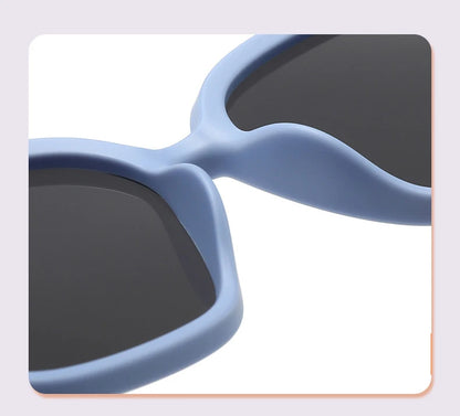 Children's Sunglasses Large Frame Fashionable Sunshade Anti-ultraviolet Silicone Polarized Children's Glasses 23048 23048