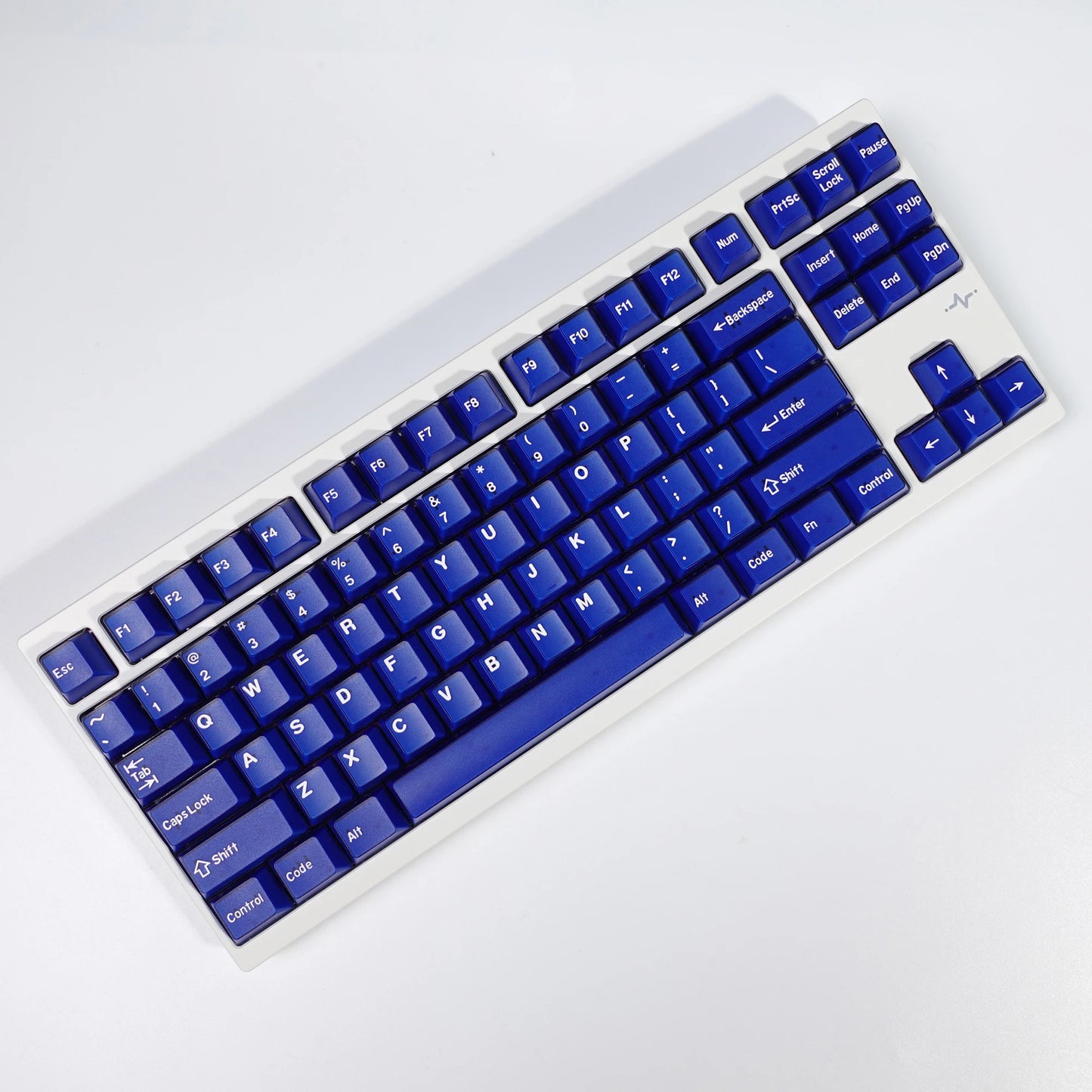 KBDiy 174 Keys PBT Cherry Profile Blue Jade Keycaps for Game Mechanical Keyboard Double Shot DIY for Aula F75 F87 F99 Key Caps