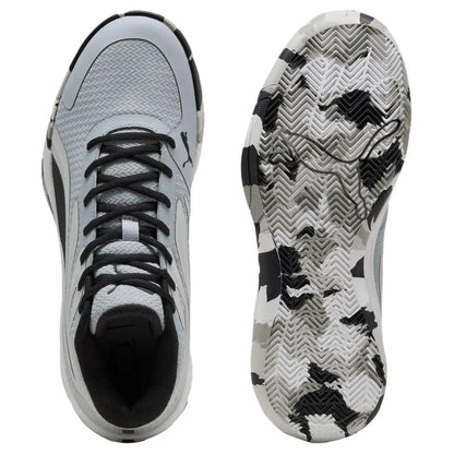 Puma Court Pro, chaussures de ville confortables, polyvalentes et durables, mi-hautes, style décontracté, baskets, gris, 311394-01