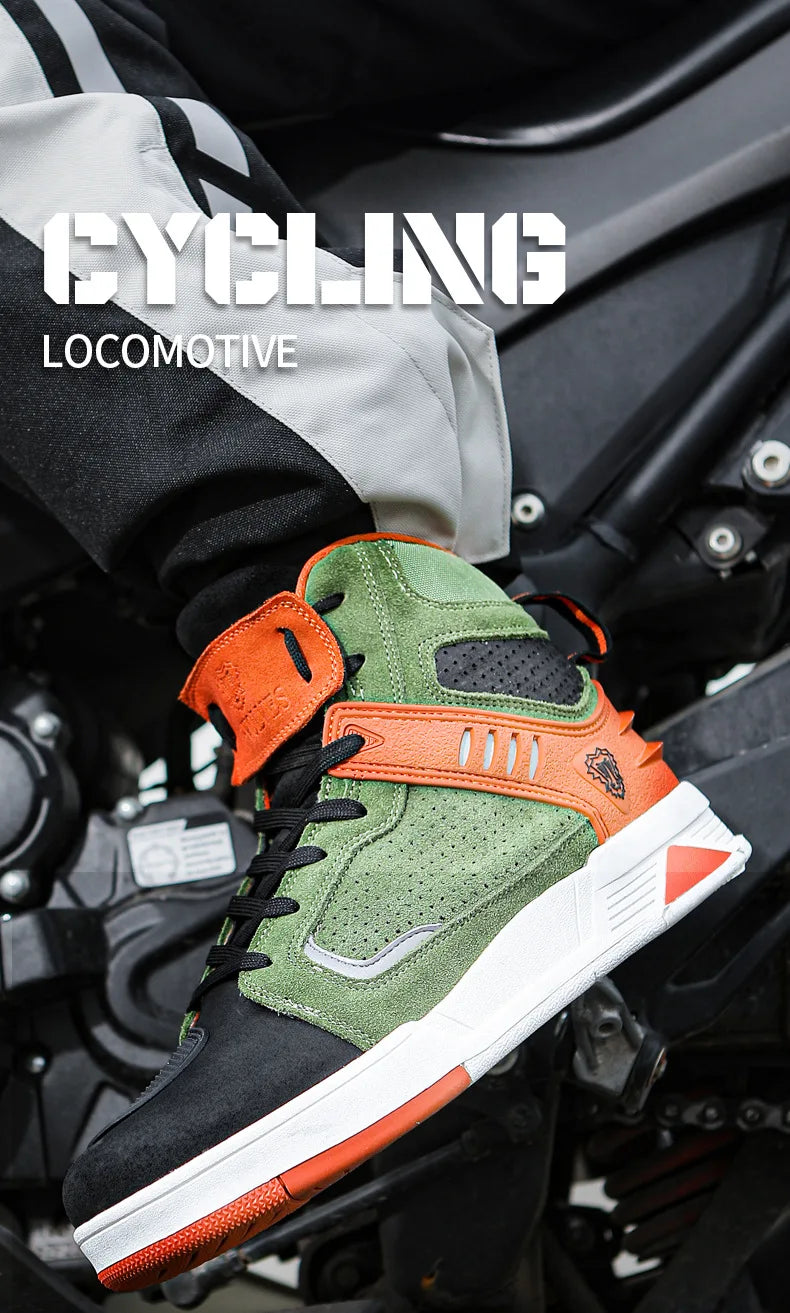 Motorcycle Boots 2026 New Men Women Motorbike Riding Shoes Breathable Biker Boots Motorboats Motorcycle Shoes Bota