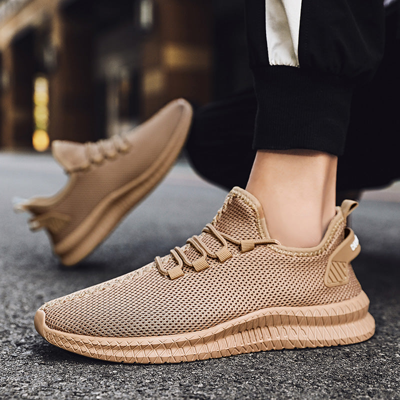 Breathable Men's Running Shoes Fashion Platform Men Casual Shoes Lightweight Women Vulcanized Shoes Flexible Anti-slip Sneakers