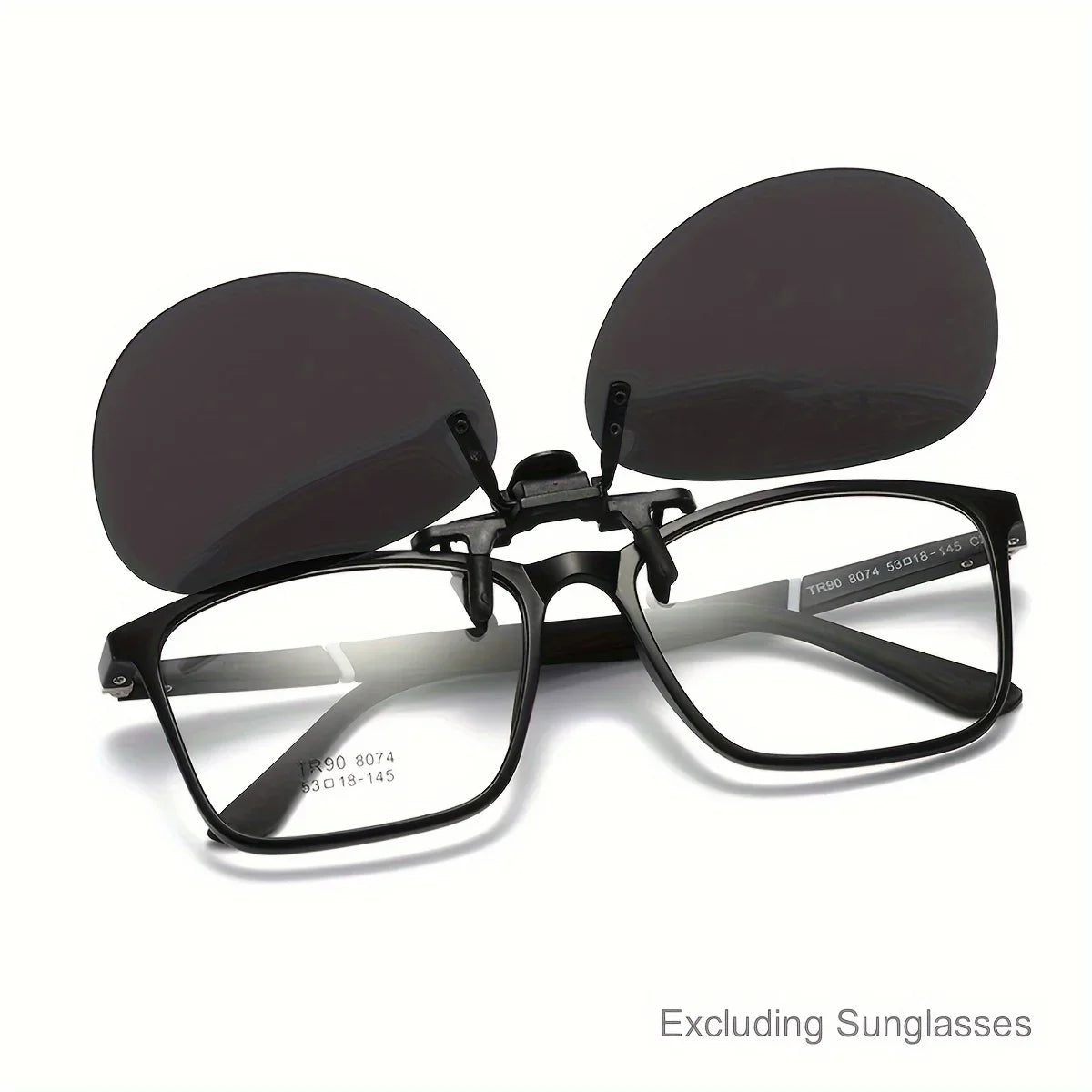 Trendy Cool Clip-on Sunglasses Polarized  Fashion Glasses, for Men Women Outdoor Sports Party Vacation Travel Driving