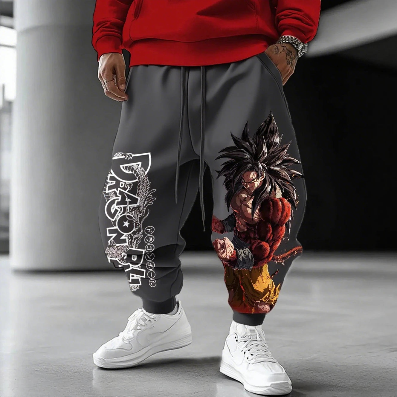 2026 Summer Dragon Ball Goku 3D Print Joggers, Quick Dry Oversized Outdoor Hip Hop Casual Pants for Men Women Kids Y2K