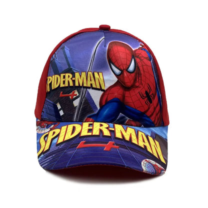 Marvel Spring and Autumn New Children's Anime Spider Man Duck Tongue Hat Sunscreen Sunscreen Hat Baseball Hat