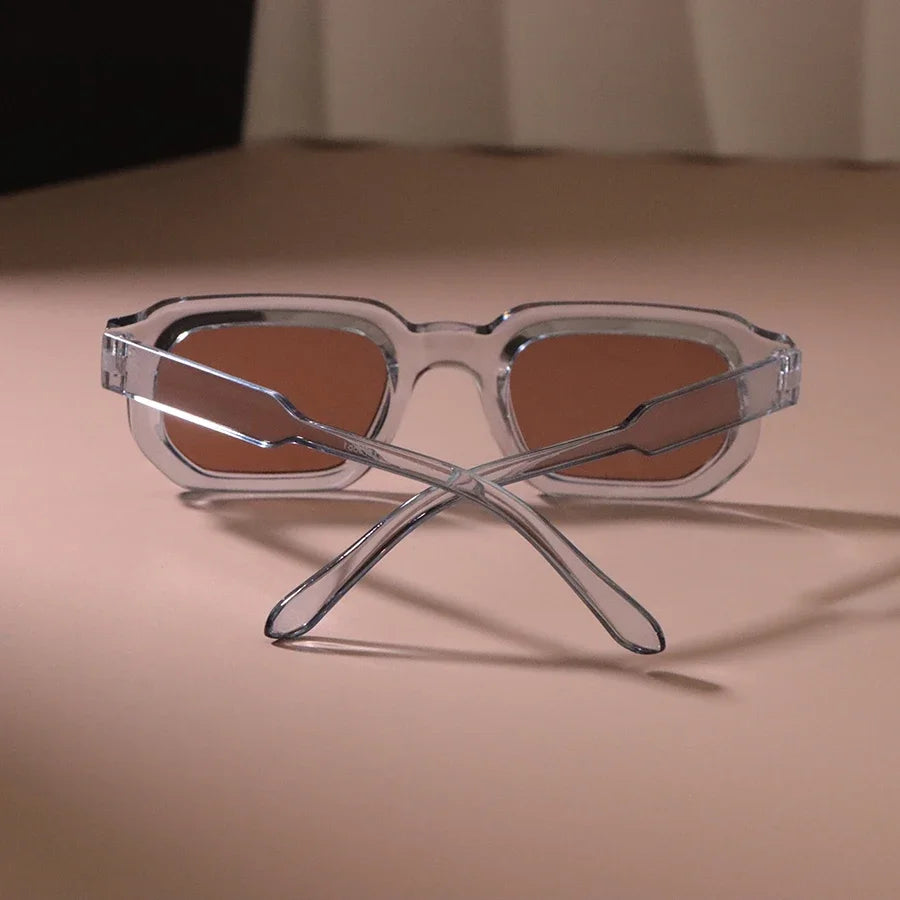 Vintage Women Fashion Square Sunglasses Retro Black Sun Glasses Female Male Eyewear Oculos