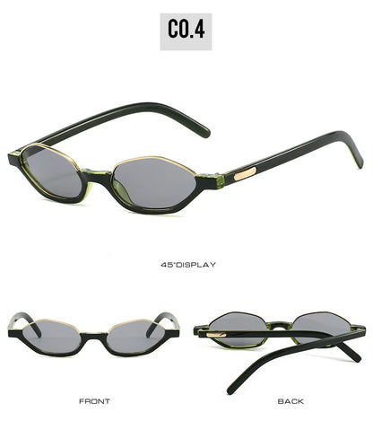 Half Frame Designer Small Sunglasses Women Cat Eye New Fashion Sun Shades UV400 Sun Glasses Brand