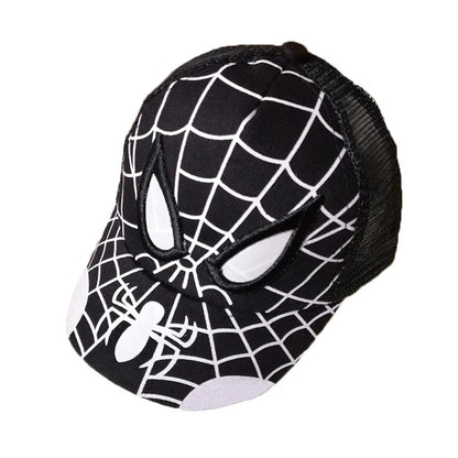 HotToys Spiderman Baseball Cap Boys Grils Hats Superhero Peripheral Cosplay Props Childrens Gift Sunhat Fashion Accessory 3-7y