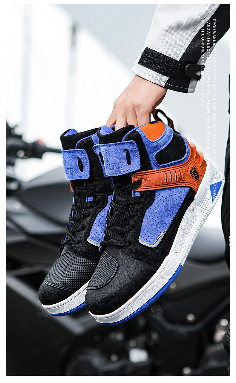 Motorcycle Boots 2026 New Men Women Motorbike Riding Shoes Breathable Biker Boots Motorboats Motorcycle Shoes Bota
