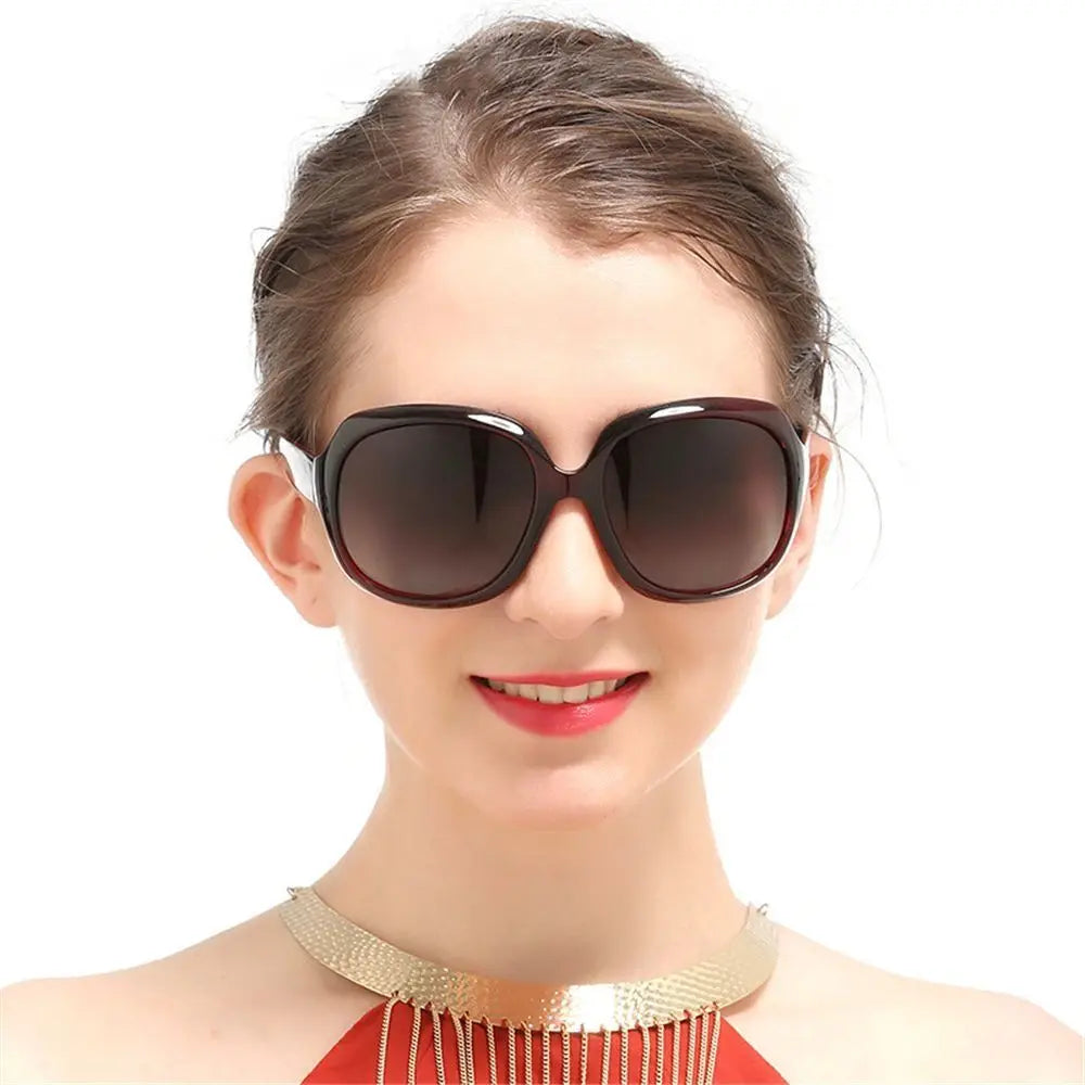 1Pc New Shades Sunglasses for Women UV 400 Elliptical Frame Oversized Sunglasses Square Driver's Sun Glasses for Women & Men