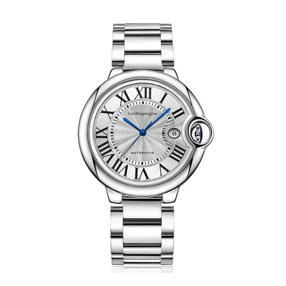 European and American Style High-End Business Series Men's Mechanical Watches, Automatic Winding, Skeleton Design, High Aesthetic Value, Light Luxury, Fashionable, Casual, Versatile, Trendy Men's Watches for Social Guys, the