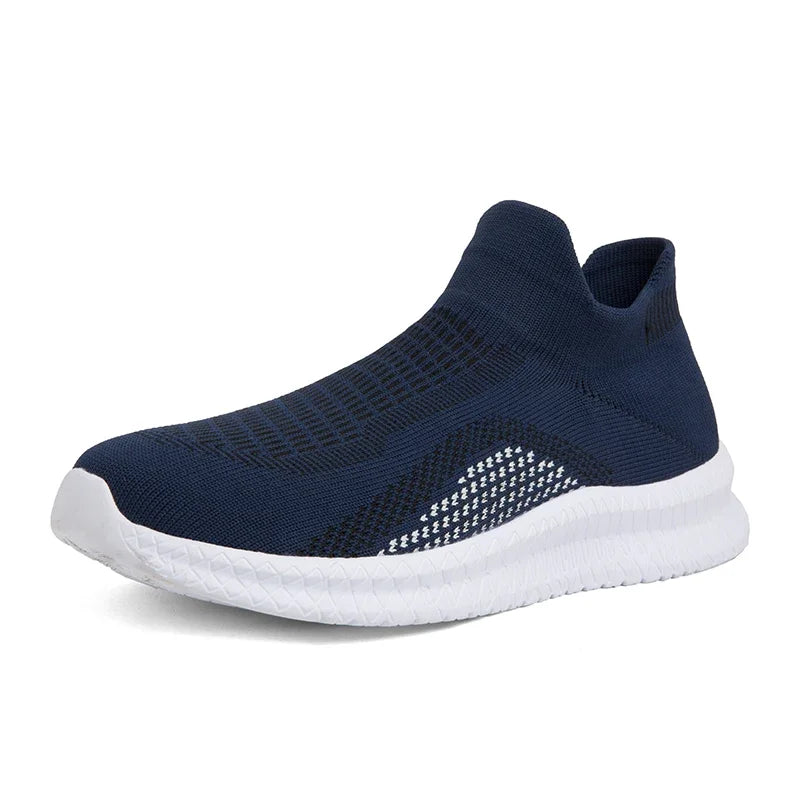 Lightweight Men's Walking Shoes Outdoor Soft Male Casual Shoes Flexible Breathable Men Loafers Slip-on Footwear Sneakers 39-48