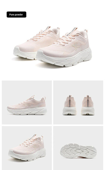 Xtep Light Joy 2 Women's Running Shoes 2025 Spring Shock-absorbing Non-slip Wear-resistant Lightweight Sport shoe 875118110015