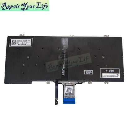 FJD8V Swedish Spanish Latin Backlit keyboard for Dell Latitude 7380 7389 7390 7280 7290 5280 5290 CN-0FJD8V 030FVP 0F0DFG New