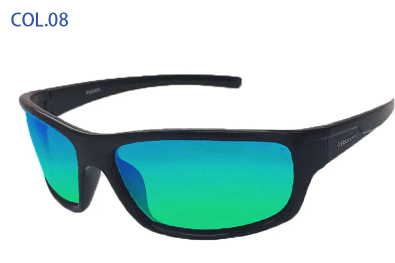 TAGION Sport Sunglasses Men Polarized Hipster Glasses UV400 Hiking Driving Glasses Lentes De Sol Hombre Polarizing Lenses TG5104