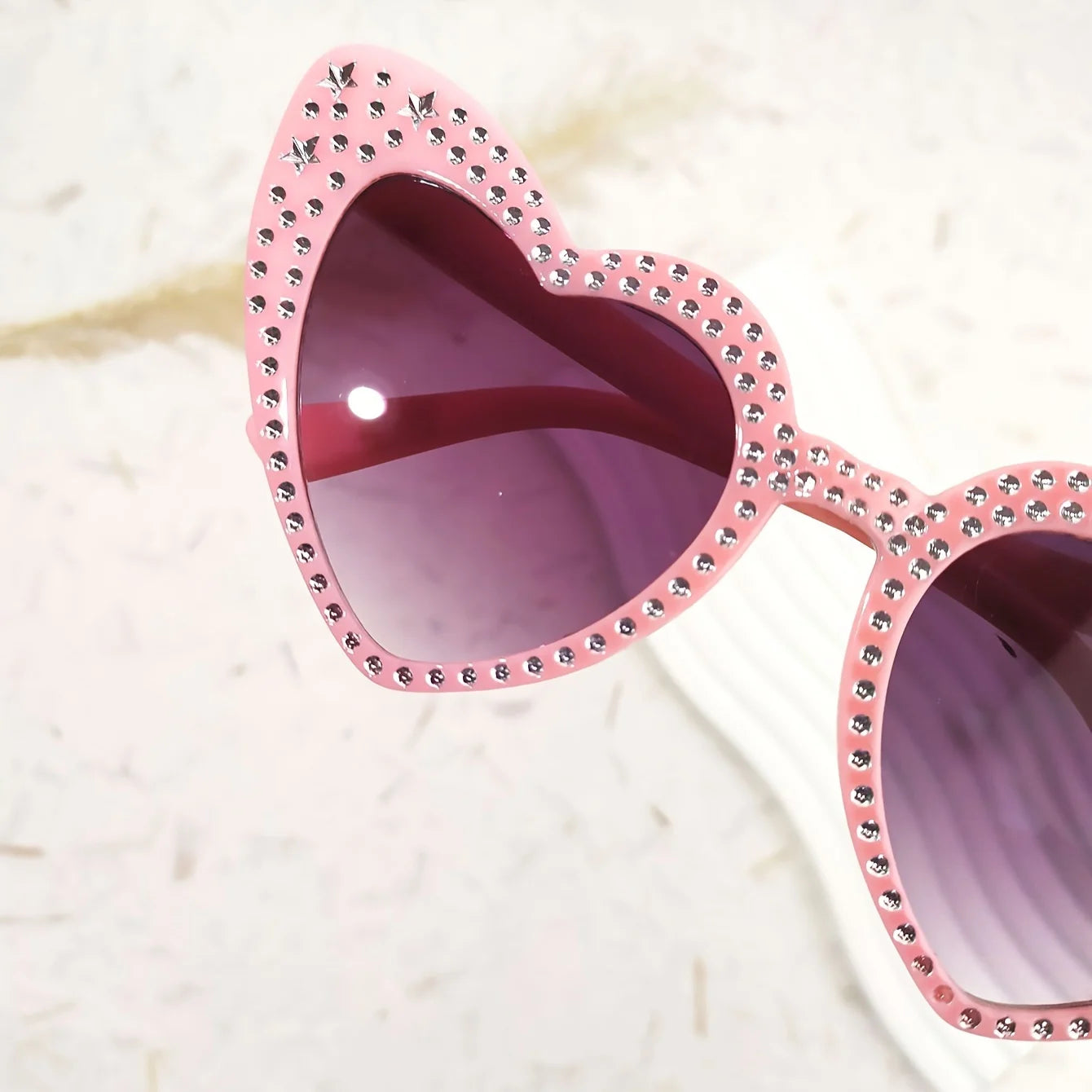 Star Heart Shaped Love Sunglasses Women Party Favors Vintage Party Glasses Holiday Beach Sun Glasses