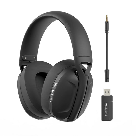 SMAILWOLF L80 Bluetooth sans fil filaire trois modes casque de jeu ordinateur portable maison casque léger avec microphone