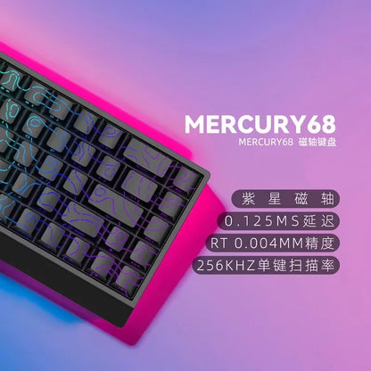 IROK Carotmas Mercury68 Magnetic Switch Mechanical Keyboards 8K 68 Keys RT0.004mm Low Delay Custom Wired Gaming Keyboard PC Gifts