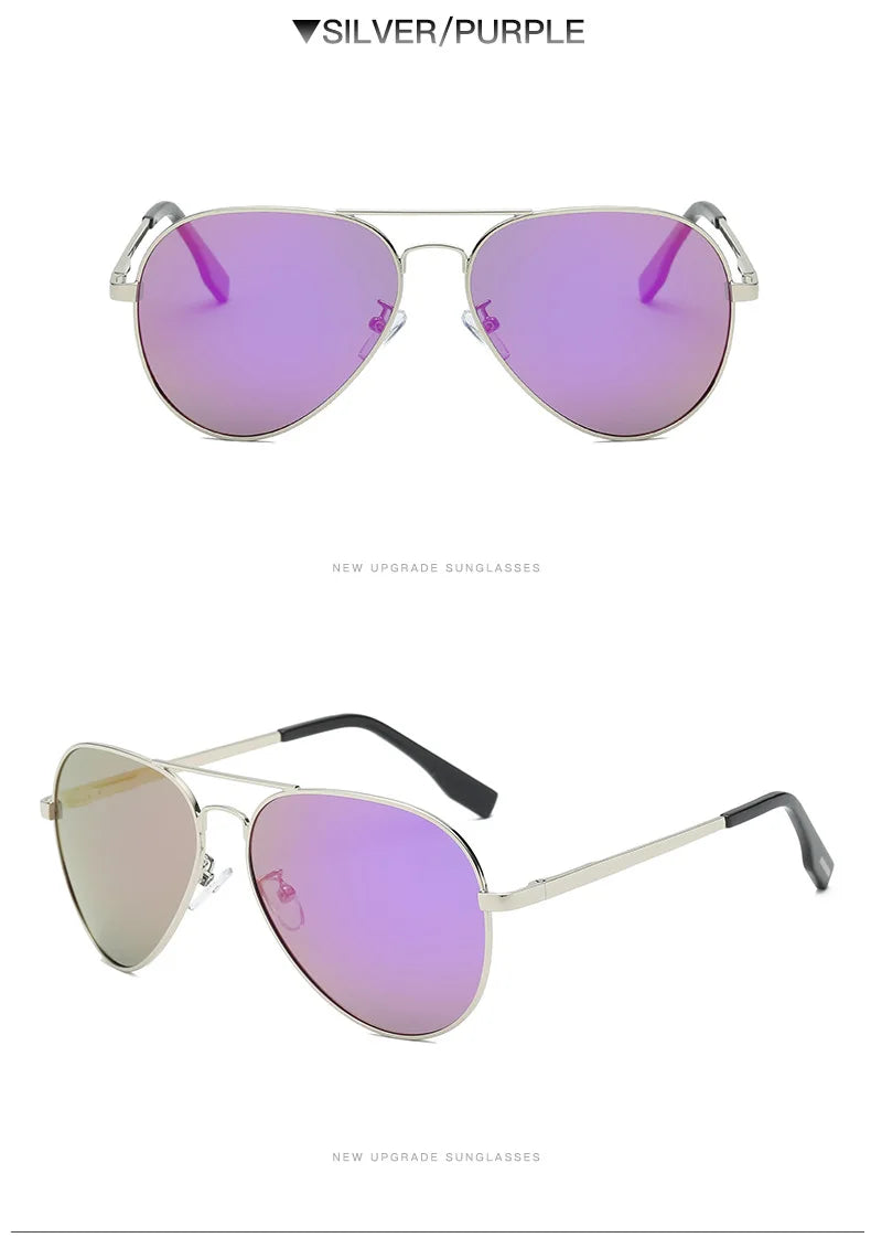 LIOUMO Top Quality Aviation Sunglasses Men Polarized Driving Glasses Women Fashion Pilot Goggles Anti-Glare lentes de sol hombre