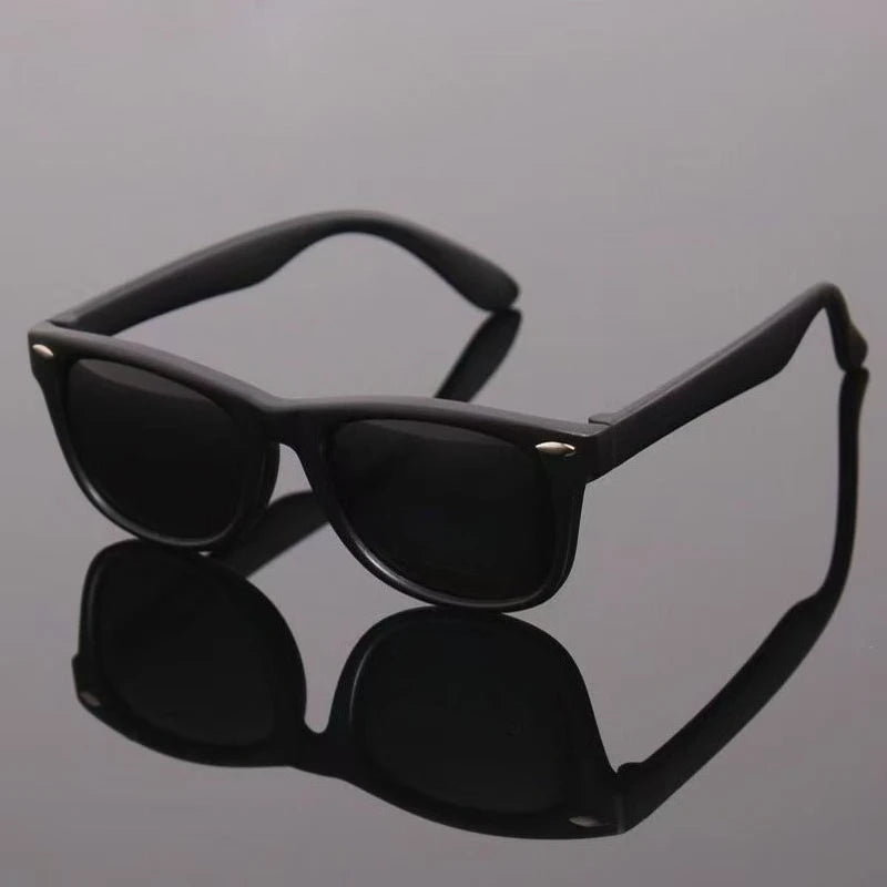 Polarized Kids Sunglasses TR90 Silicone Gel Frame Classic Square Children Sun Glasses Girls Boys Multi Color Baby Goggles UV400