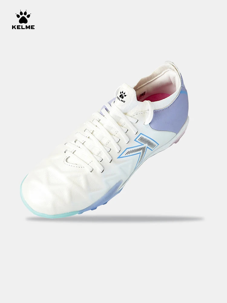 Scarpe da calcio Kelme da uomo Training TF Broken Nails per erba artificiale, antiscivolo, scarpe da calcio per giovani, scarpe da competizione in vitello