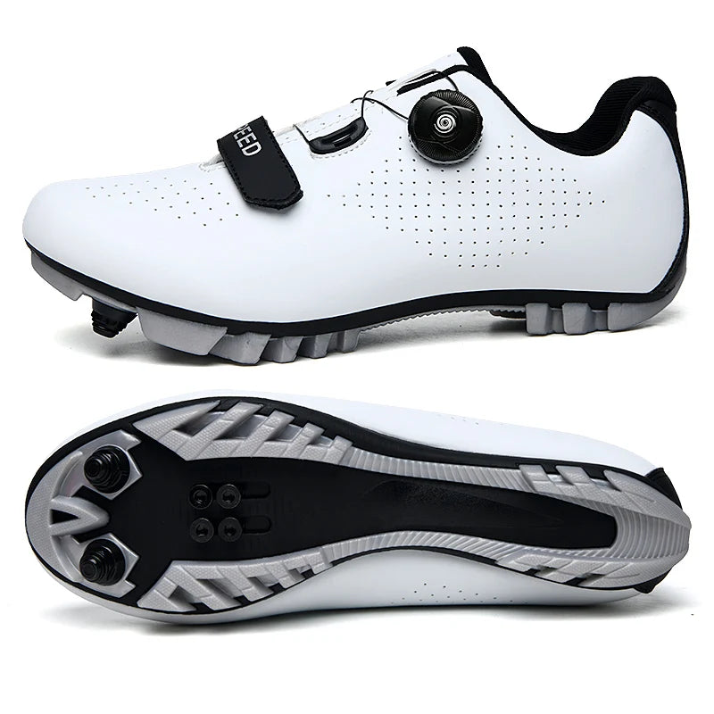 Unisexové MTB topánky Zapatillas Ciclismo MTB – pánske cyklistické bežecké topánky, pánske topánky s hrotmi na horské bicykle, dámske cyklistické topánky