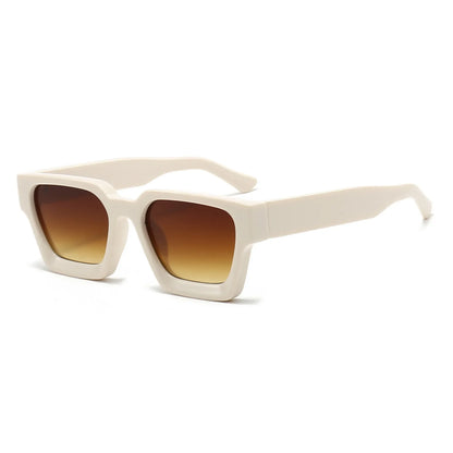 JNPCXI Fashion Square Women Luxury Sunglasses Retro Gradient Blue Designer Men Trending Sun Glasses Shades UV400