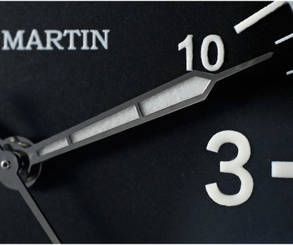 San Martin Men Pilot Watch 37mm Miyota 8215 Fashion Simple Style Military Automatic Mechanical Watches 100m Waterproof BGW-9