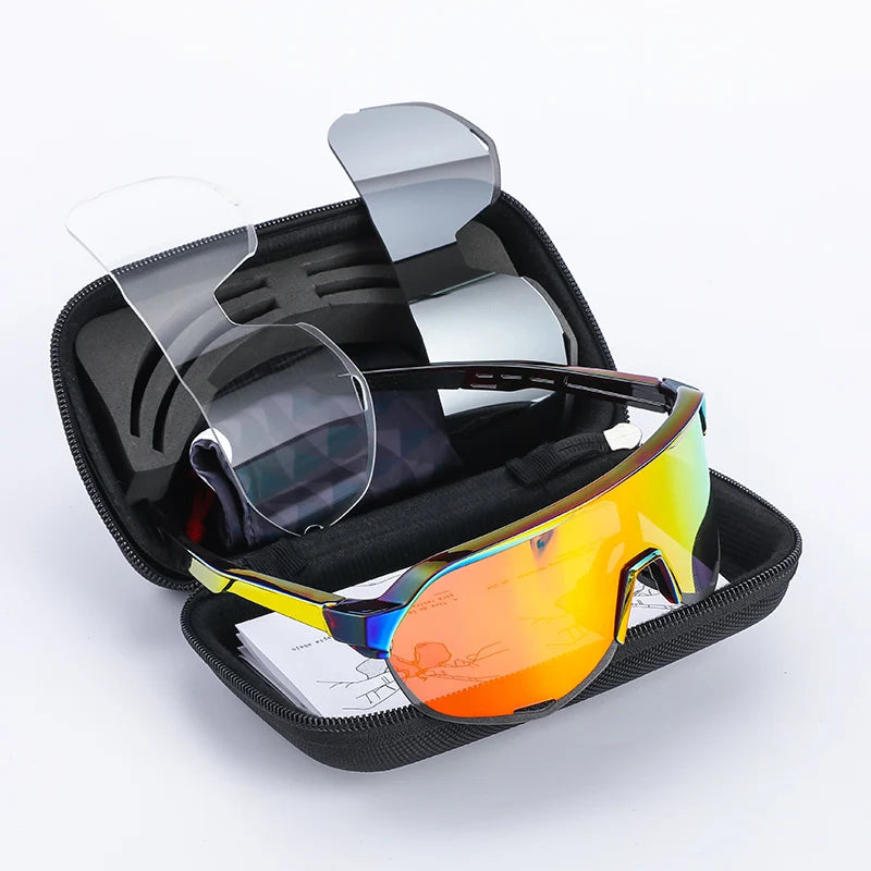 Peter Cycling Sunglasses S3 Outdoor Sports Glasses Men Women road Mountain Bicycle Glasses Riding Polarized Bike Eyewear Goggles