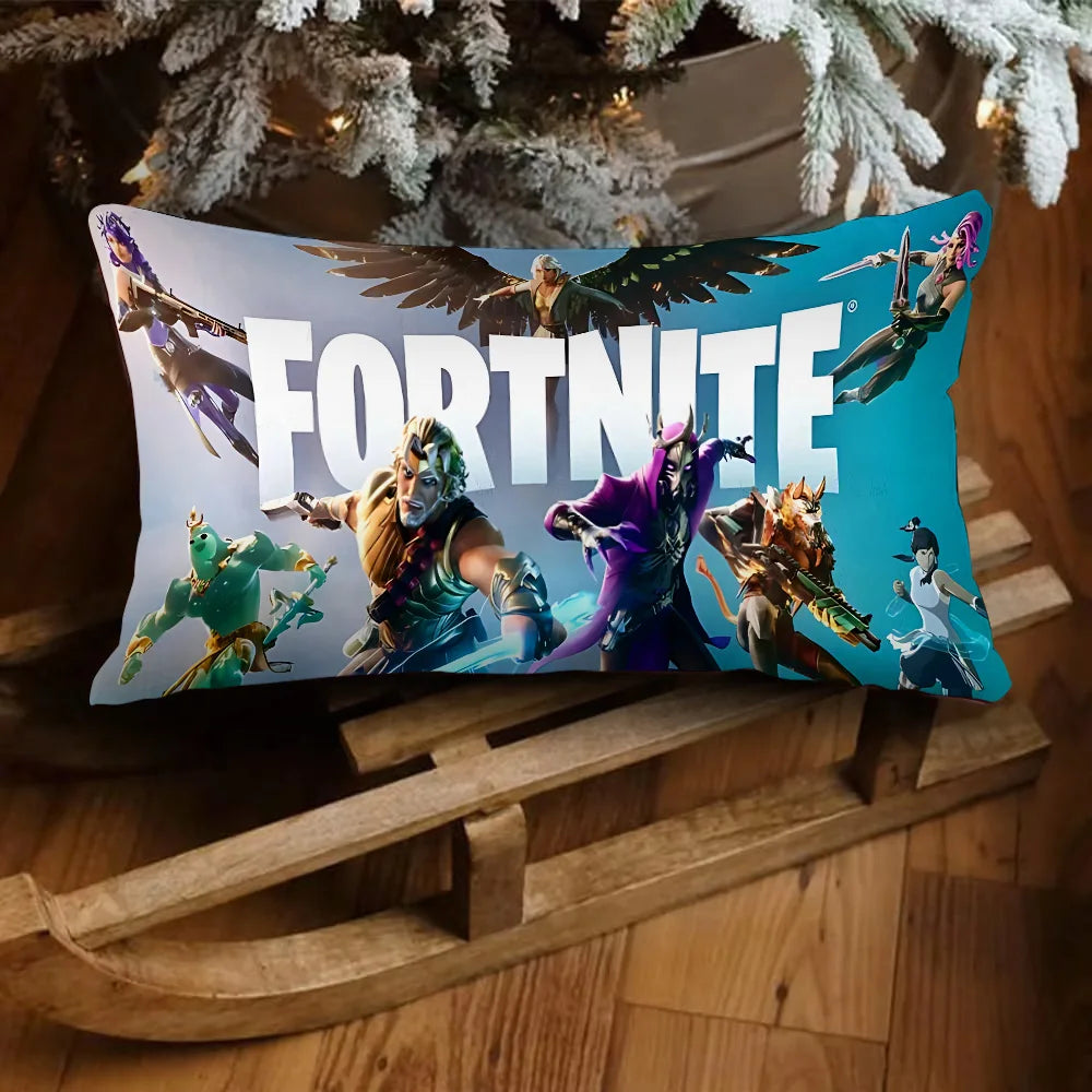 Game Fortnite Luxury Double-sided Printed Rectangle Pillowcase Bedside Pillowcase Sofa Cushion Cover Room Home Decoration
