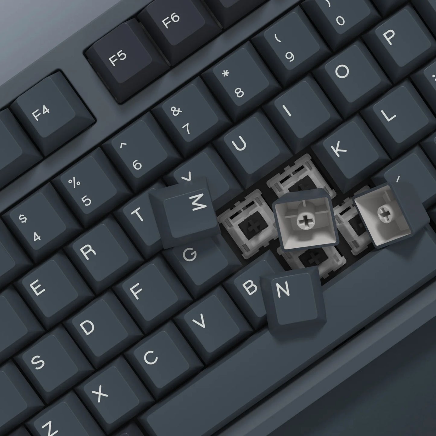 KBDiy 174 Keys/Set PBT GMK Apollo Keycap Double Shot Minimalist ISO Cherry Profile for Game Mechanical Keyboard Keycaps for MX