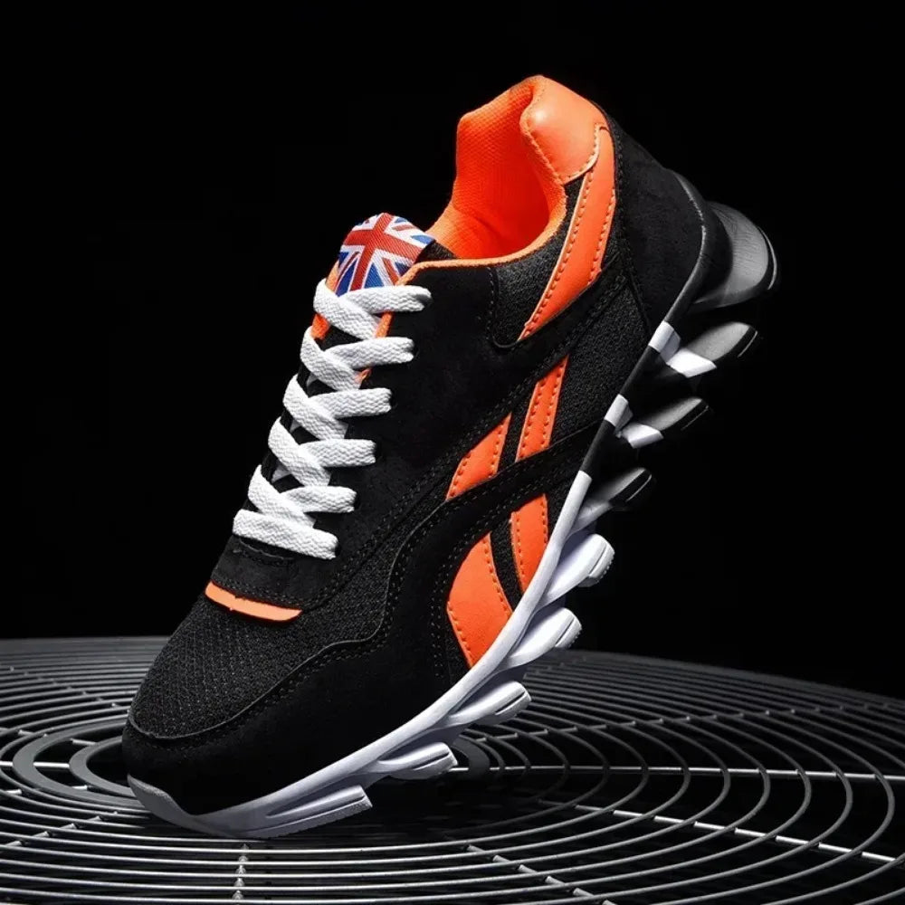 Brand trend size 46 47 48 men's wear-resistant cushioning thick-soled fitness sneakers, outdoor breathable running shoes for men
