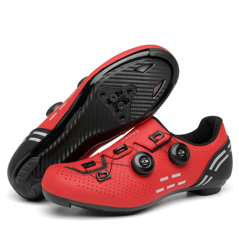 Pantofi de ciclism de înaltă calitate, SPD cu autoblocare pentru bărbați, pantofi sport de curse pentru bicicletă, pantofi de ciclism MTB de munte antiderapanți pentru femei, 36-47