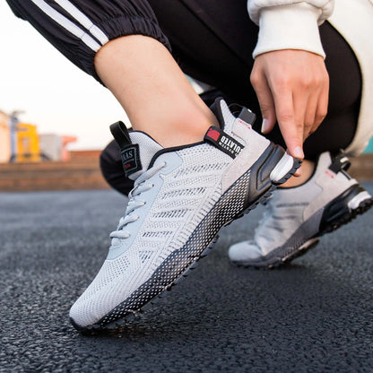 Baasploa Professional Running Shoes For Men Lightweight Men's Designer Mesh Sneakers Lace-Up Male Outdoor Sports Tennis Shoe