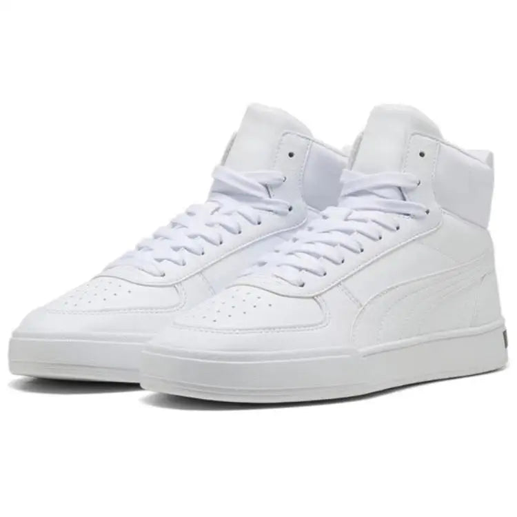 Puma Caven, baskets basses confortables et polyvalentes, baskets blanches 401799-01