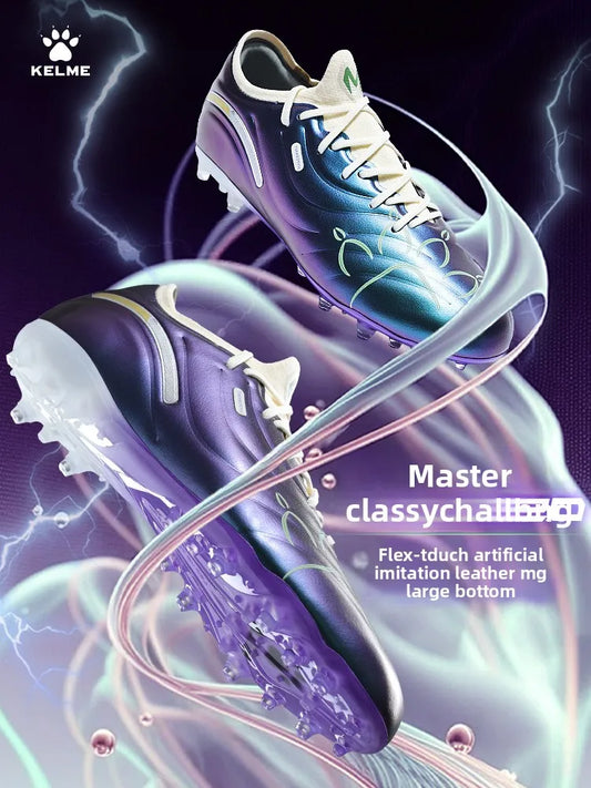 Zapatillas de fútbol para adulto Kelme MG con tacos cortos, botas de entrenamiento para hombre, calzado de fútbol profesional para competición en césped