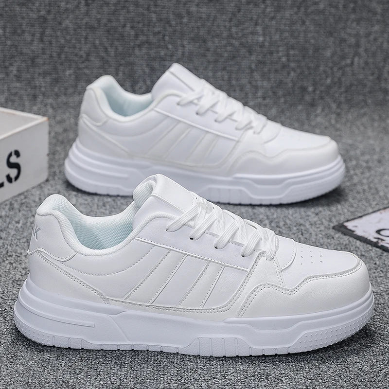 Plus Big Size 50 51 52 Mens Leather Sneakers Casual Sports Shoes Flat Skateboard Shoes For Dropshipping