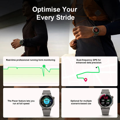 EU version OPPO watch X3 smartwatch Wear OS by Google Sleep 16-Day Battery Life SpO2 Blood Oxygen Monitoring IP69 Google Wallet