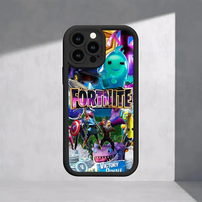 F-Fortnite геймърски калъф за телефон за Samsung S26 S25 S24 S23 S22 S21 S20 F06 M16 Note 20 FE Plus Ultra 4G 5G, мек силиконов TPU кейс