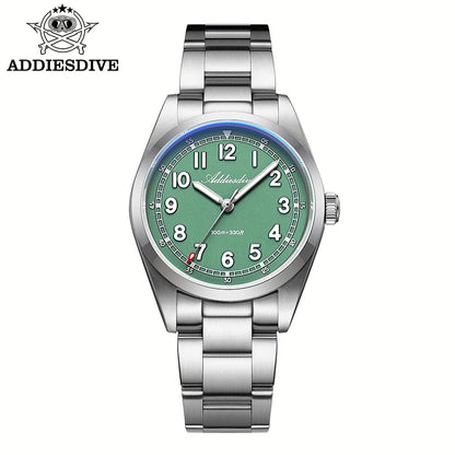 ADDIESDIVE 2026 New Men's Luxury Quartz Watch 100m Water Resistance Sapphire Crystal Japanese Movement BGW9 Blue Lume AD2521