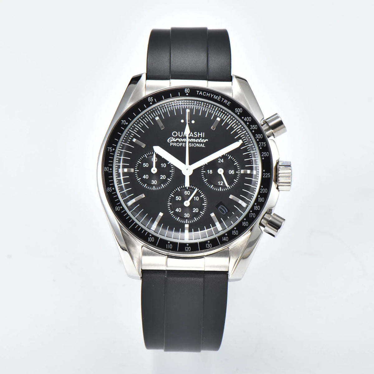 Moons Men's Watch for Man Fashion Quartz Watch Waterproof Chronograph AR Sapphire Glass