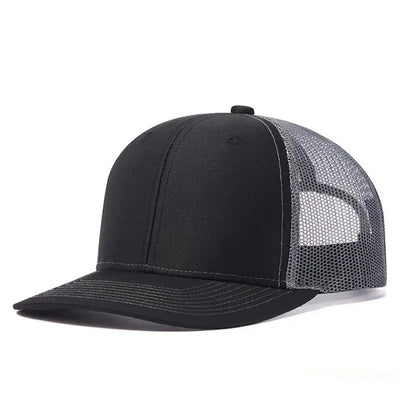 Hot Sale Summer Mesh Baseball Cap Men Women Slight Curved Snapback Trucker Hat Unisex Casual Outdoor Breathable Dad Cap Gorras