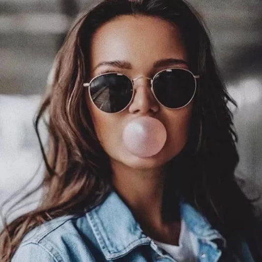 Designer Round Sunglasses Women Men Vintage Brand Oval Sun Glasses Female Male Small Frame Mirror Retro Oculos De Sol