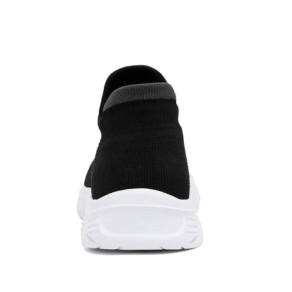 Breathable Men's Casual Shoes Lightweight Vulcanized Outdoor Platform Loafers Soft Mesh Flats Non-slip Sneakers