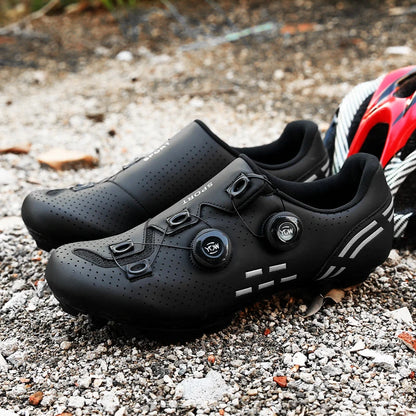Pantofi de ciclism de înaltă calitate, SPD cu autoblocare pentru bărbați, pantofi sport de curse pentru bicicletă, pantofi de ciclism MTB de munte antiderapanți pentru femei, 36-47