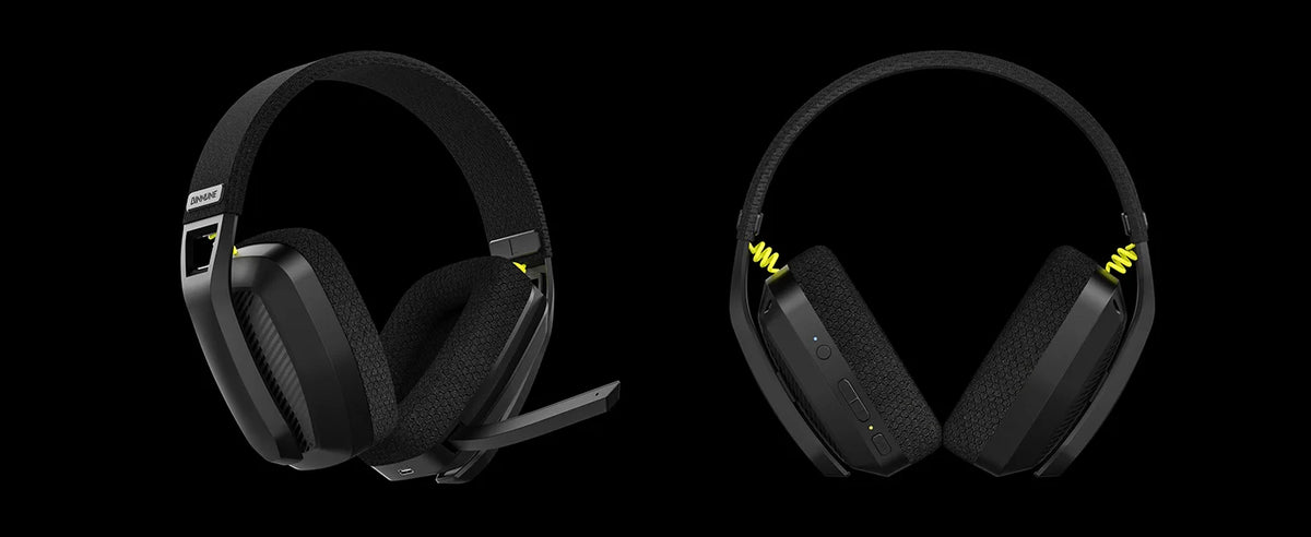 BINNUNE BW06 Casque Gamer Sans Fil Bluetooth 2.4GHz avec Micro pour PS5 PS4 PC Mac PlayStation, Headset Stéréo pour Joueurs