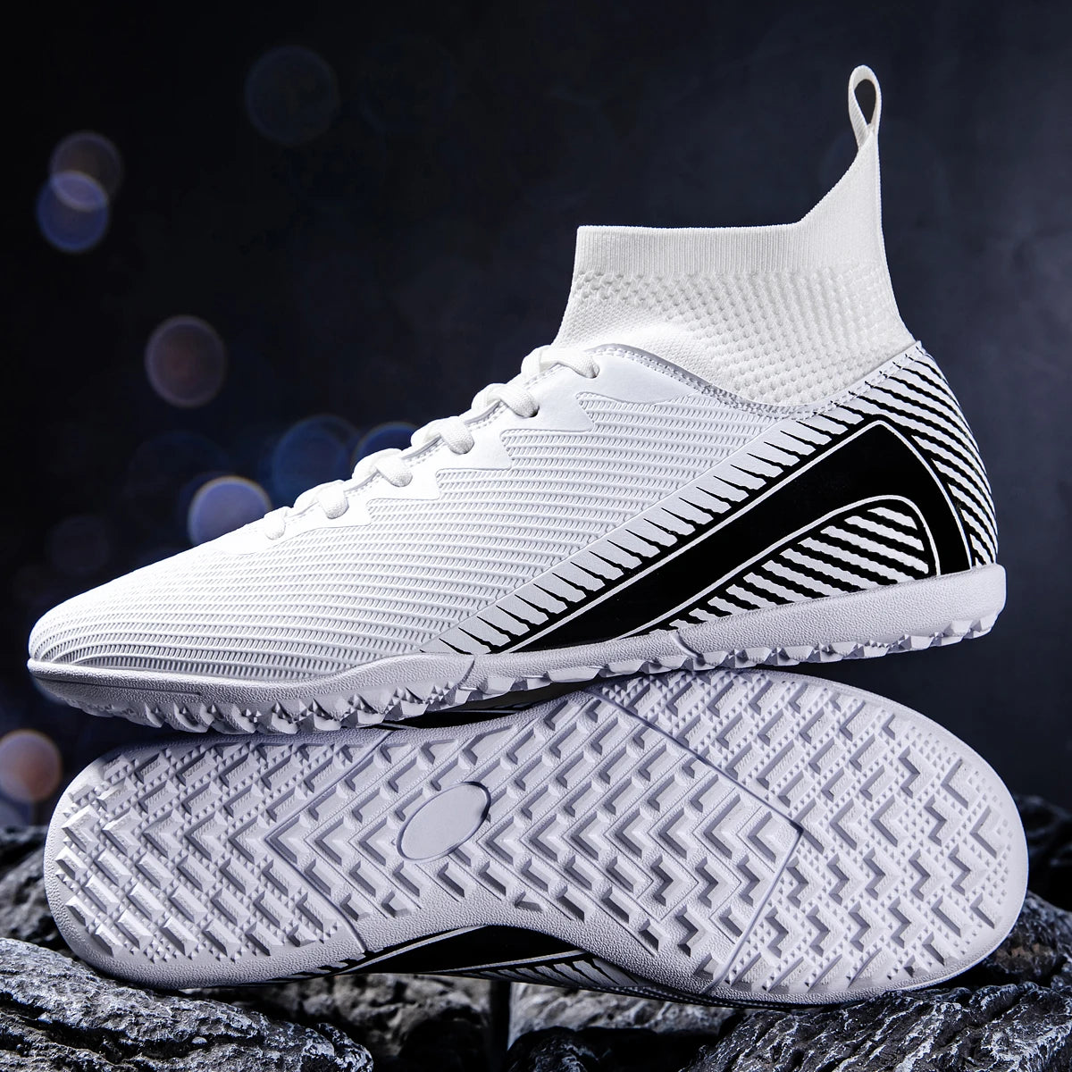 Voetbalschoenen voor heren TF met gebroken noppen voor buitensporten, met uitzonderlijk sterke grip