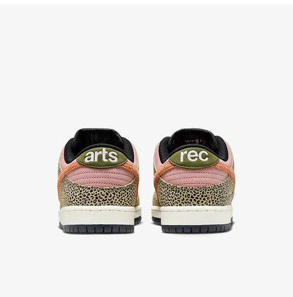 Zapatillas Nike Authentic Dunk Low para hombre y mujer, de cuero con diseño patchwork, estilo retro clásico, IH3211-200