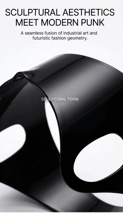 Oversized One-Piece Shield Punk Sunglasses Women 2026 Luxury Brand Sports Rimless Windproof Mask Sun Glasses Wrap Around Eyewear